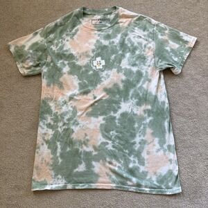 Pink Dolphin Green Tie Dye T-Shirt Mens M‎ The Promo Short Sleeve
